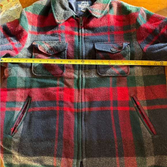 Woolrich Vintage 70-80s Wool Field Hunting Thick Plaid Jacket Size Large. - Picture 7 of 8
